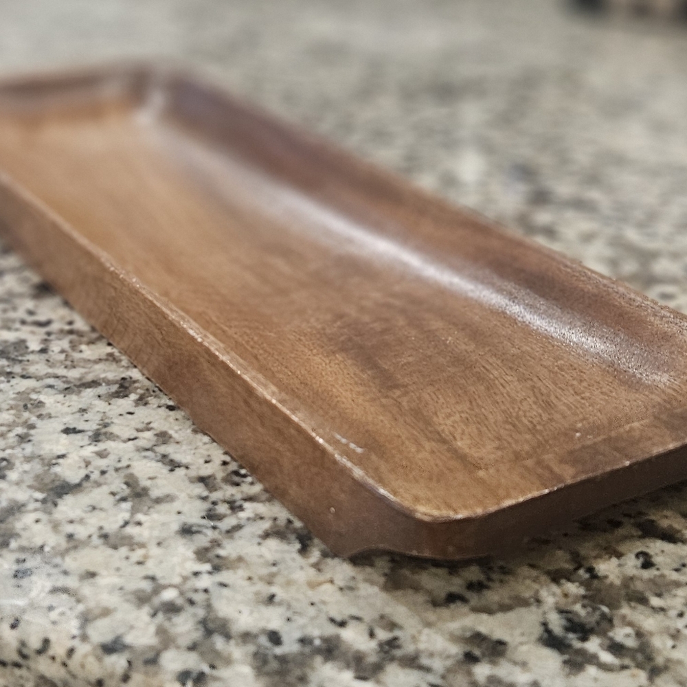 Rectangular Wooden Tray Handcrafted